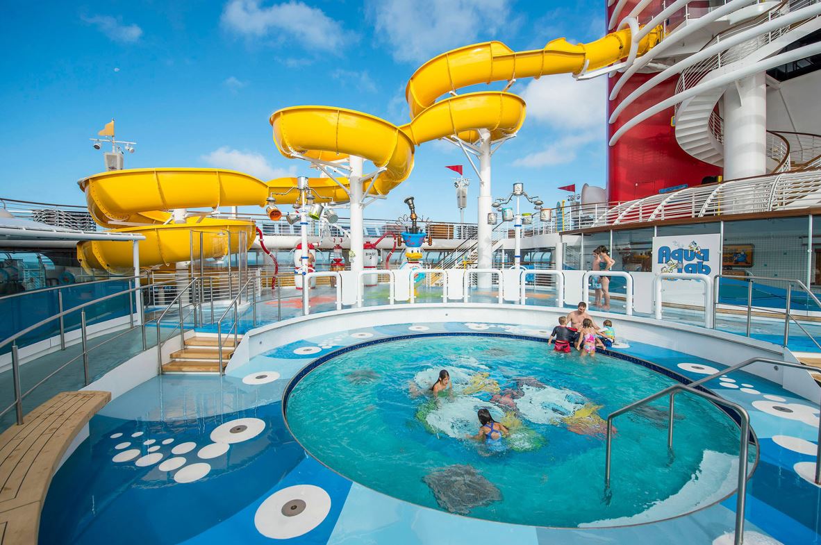 The AquaLab on Disney's Wonder cruise ship is only for the toilet-trained. Photo / Disney Cruise Line