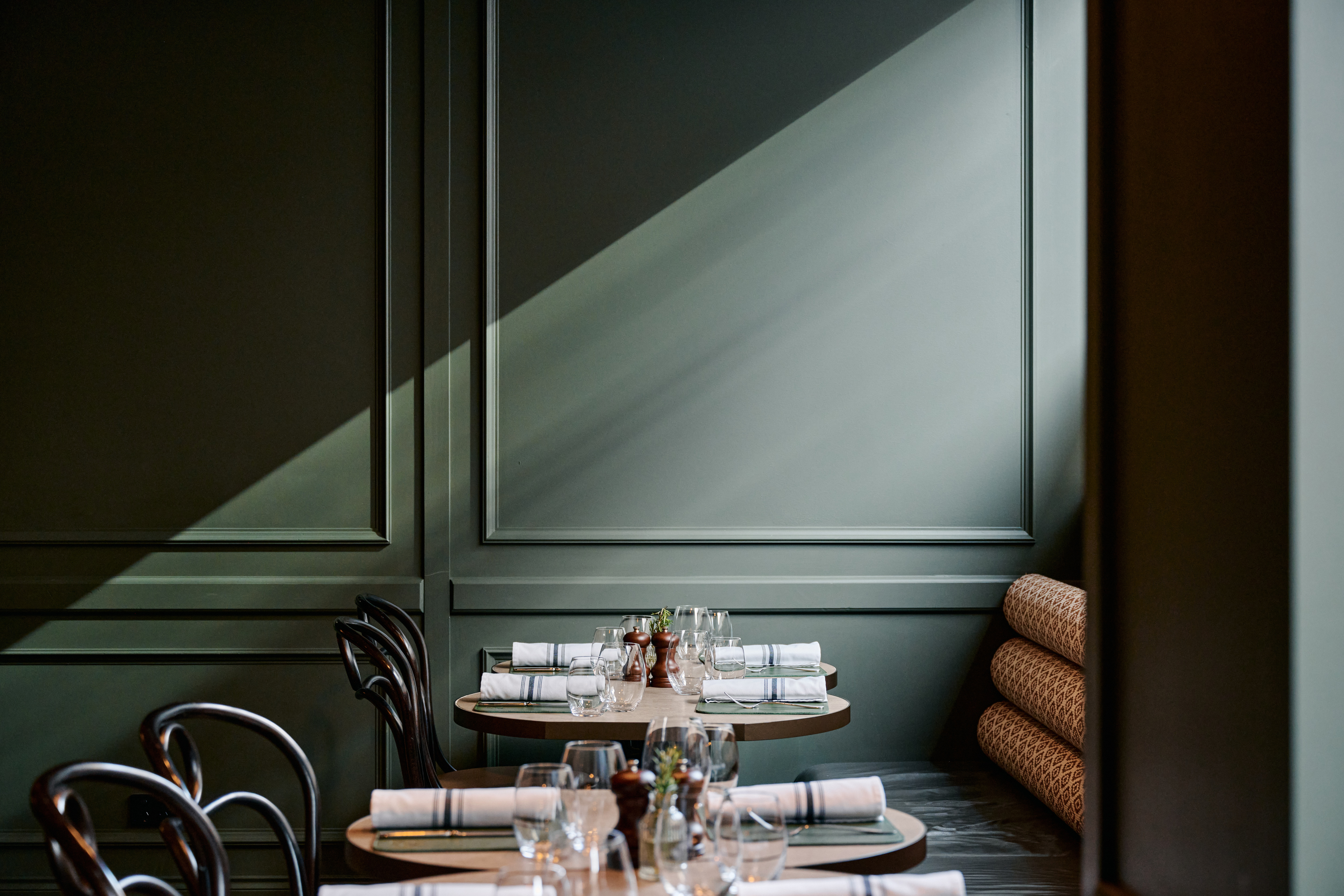 Bossley Restaurant & Bar, nestled on the ground floor of 186 Exhibition St.
