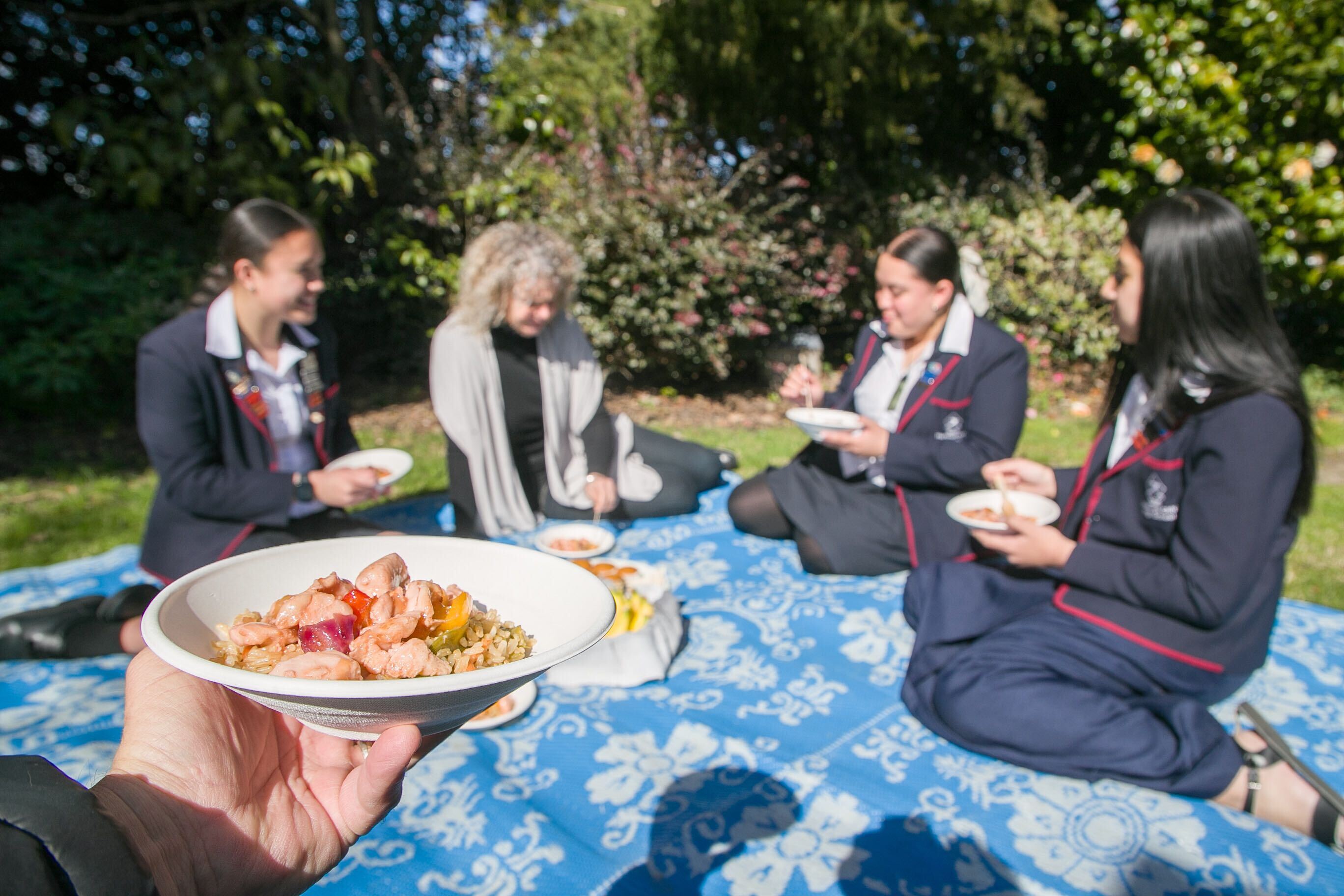 Hastings Girls' High School runs an internal model where the food is cooked in-house by their own chef, which school principal Catherine Bentley says is more cost-effective and has shown better results. Photo / Warren Buckland