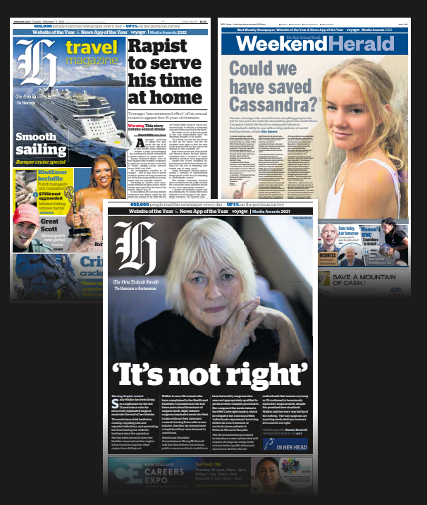 NZME owns a suite of media titles including the NZ Herald.