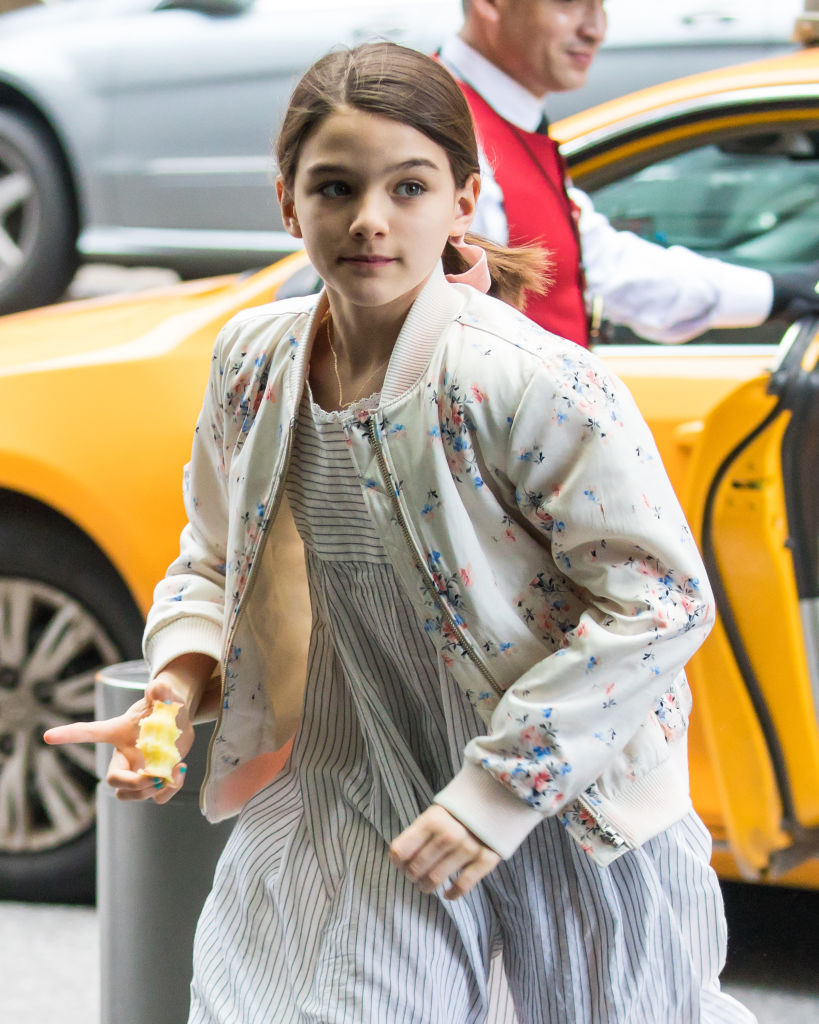 Suri Cruise is seen arriving at her hotel on April 28, 2018 in New York, New York. Photo / Getty