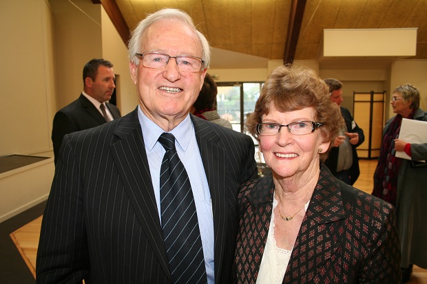 Former Prime Minister Jim Bolger and his wife Joan had nine children together. Photo / Norrie Montgomery