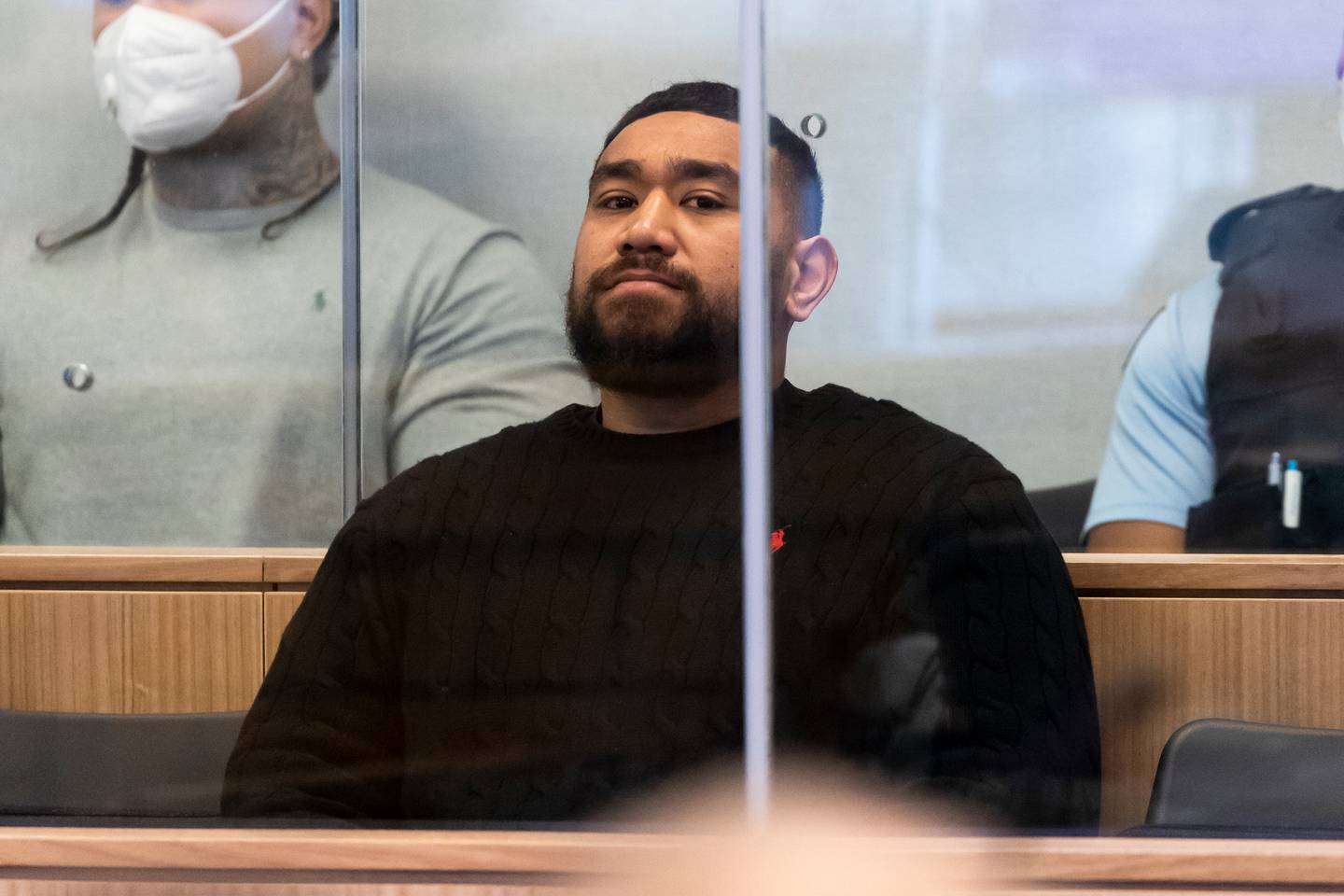 Richard Pelikani is on trial in the High Court at Auckland, accused of conspiring with others to import 600kg of methamphetamine from South Africa. Photo / Brett Phibbs