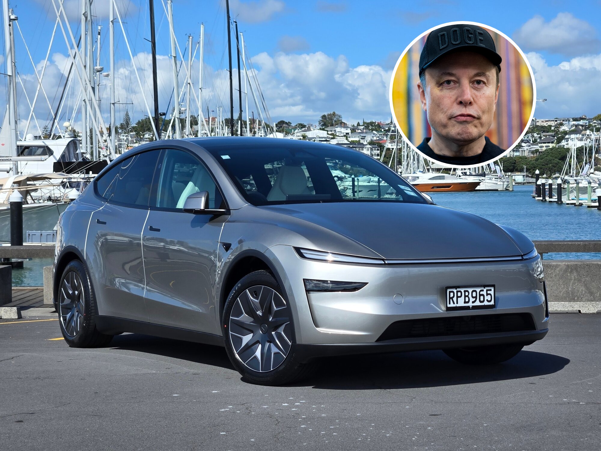Pent-up demand for the refreshed Model Y, which received rave reviews, helped to offset political backlash against Tesla chief executive Elon Musk. Photos / David Linklater, Getty Images