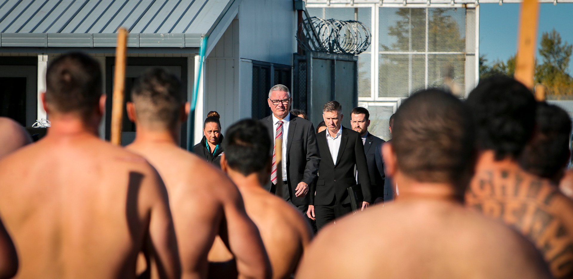 Corrections Minister Kelvin Davis launched the new Māori Pathways programme at Hawke's Bay Regional Prison, where the idea was born from, on Friday morning. Photo / Paul Taylor