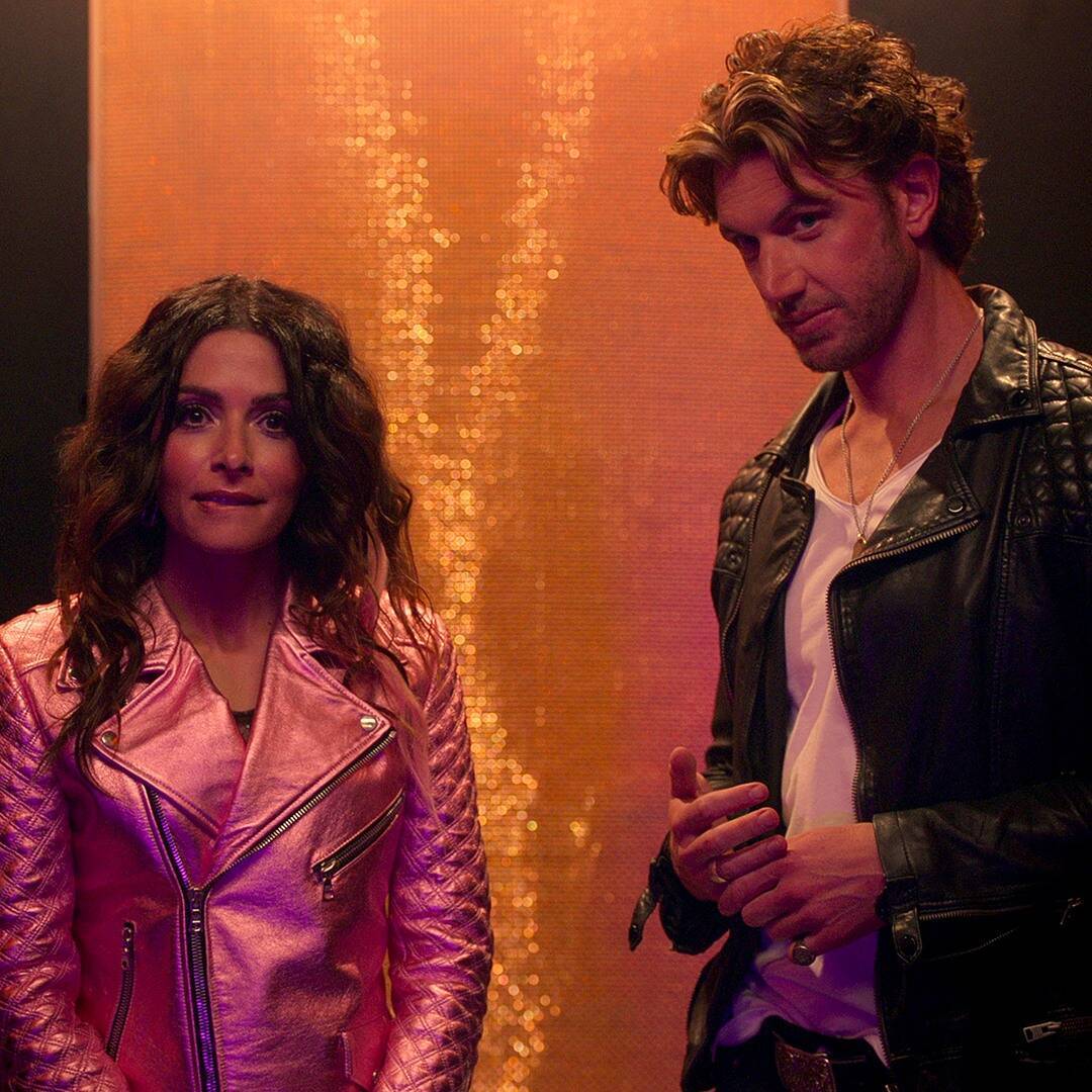 Sarah Shahi and Adam Demos in Sex/Life. Photo / Supplied