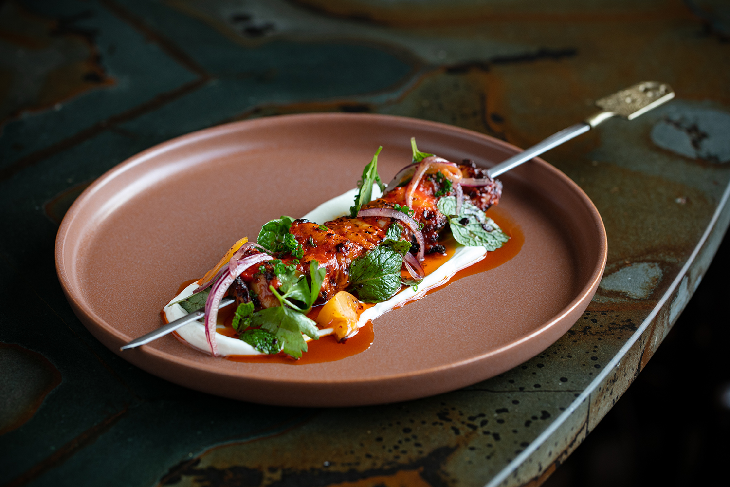 The chicken shish. Photo / Babiche Martens