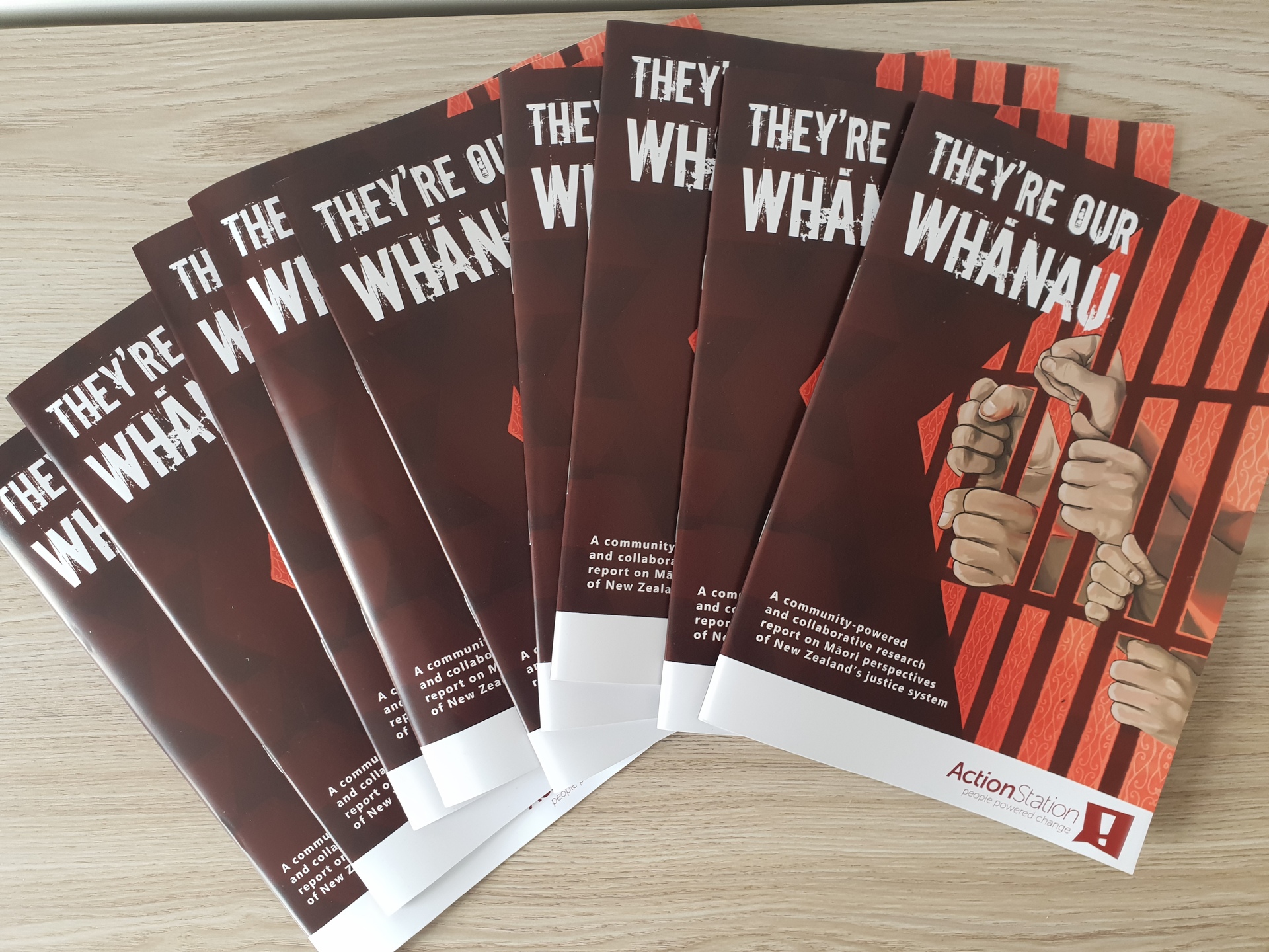 'They're Our Whānau', which gives perspectives of over 900 Māori people on New Zealand's justice system. Photo / Supplied