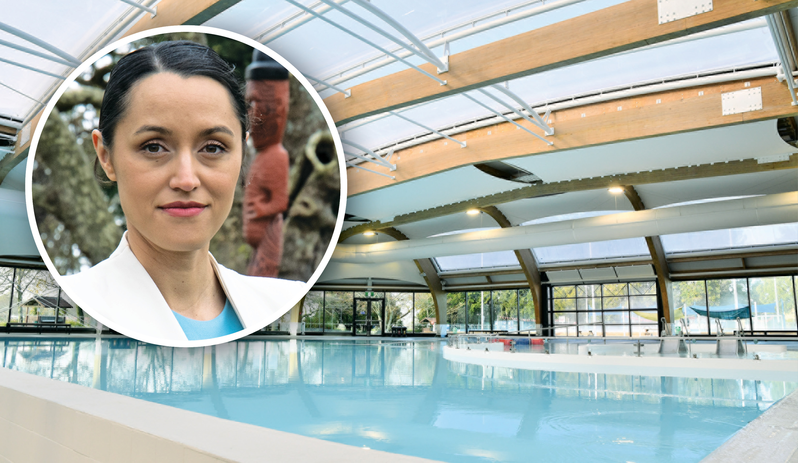 Rotorua Mayor Tania Tapsell says there was a community expectation that spas would return to the Rotorua Aquatic Centre. Photos / Laura Smith