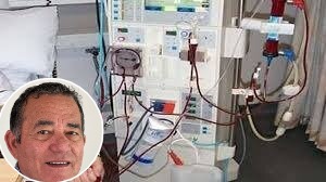 John Kearns has had years of kidney dialysis and three kidney transplants. Composite photo / NZME