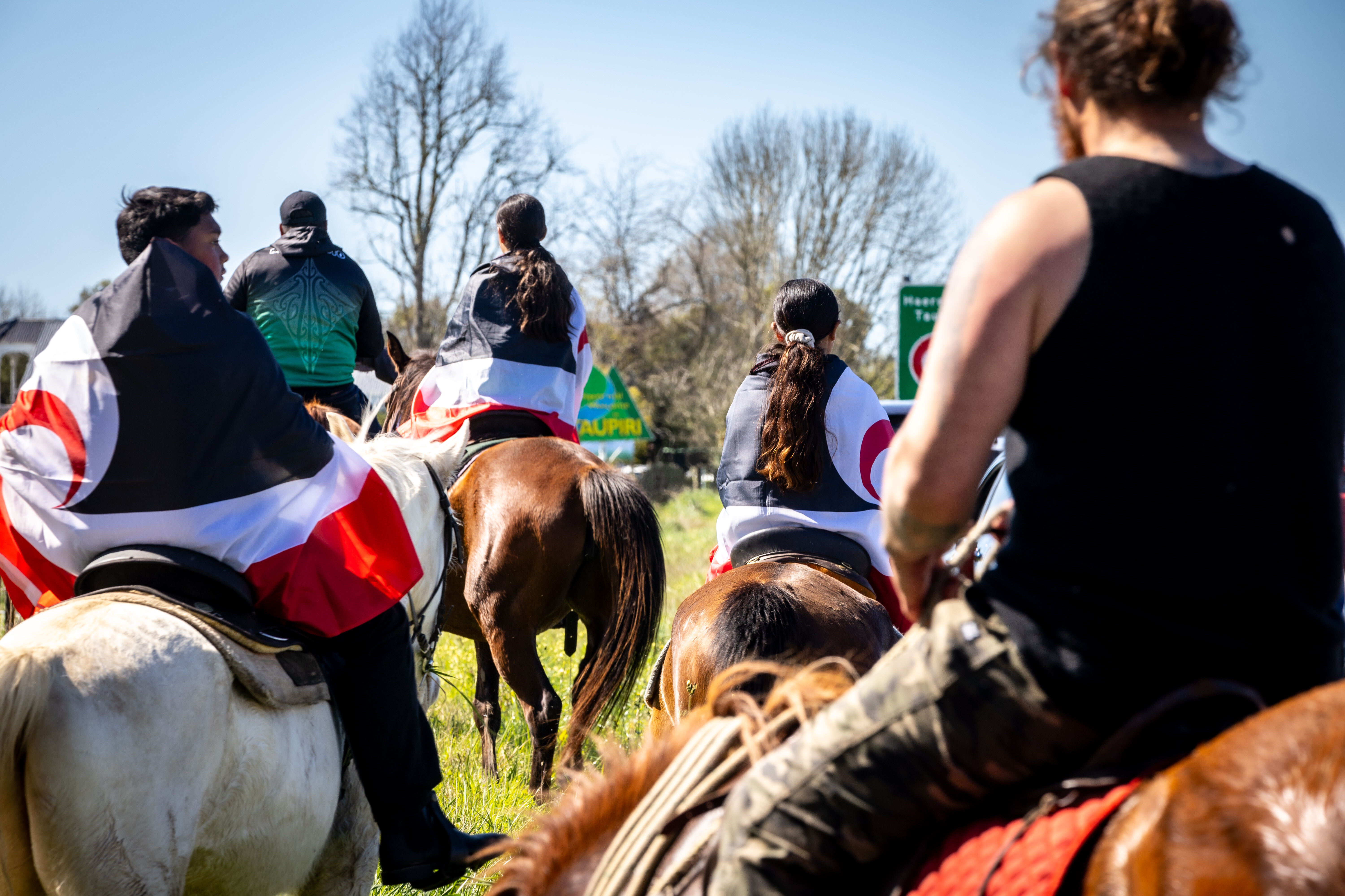 Thousands of mourners gathered in Taupiri to farewell the seventh Māori monarch, Kīngi Tūheitia. Photo / Michael Craig