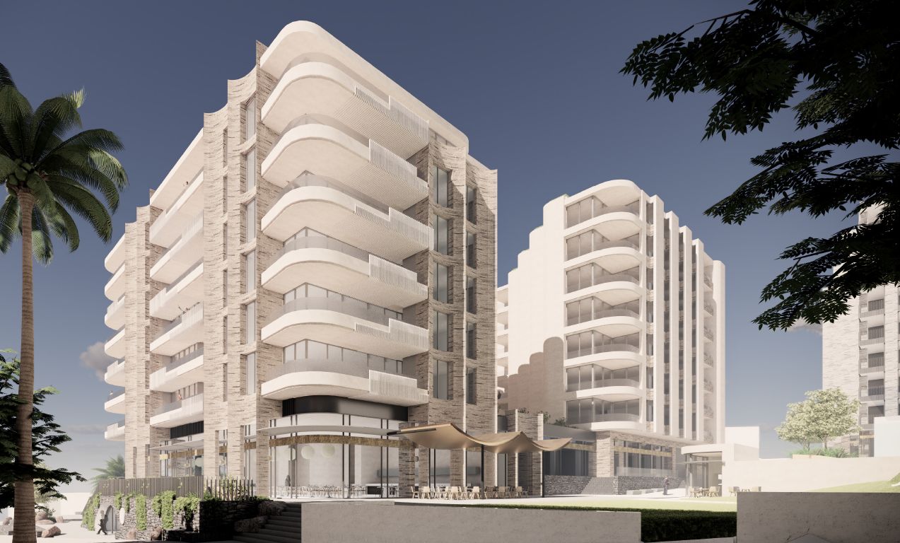 Plans for apartments on the ex-Colmar Brunton land at Takapuna. Photo / Campbell Brown Planning