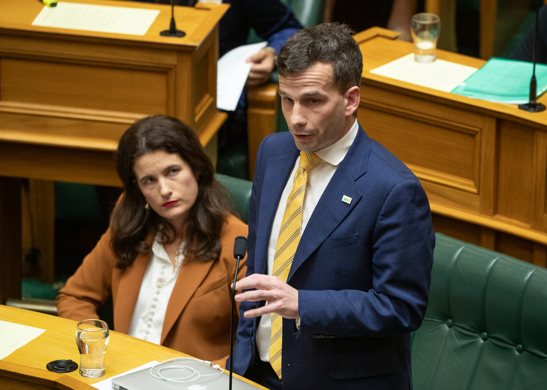 David Seymour has warned the Government should work hard to get back to surplus. Photo / Mark Mitchell
