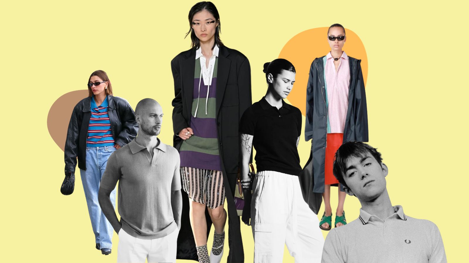 The versatility of a polo shirt has seen an uptake in sales in 2023. Collage / Dan Ahwa