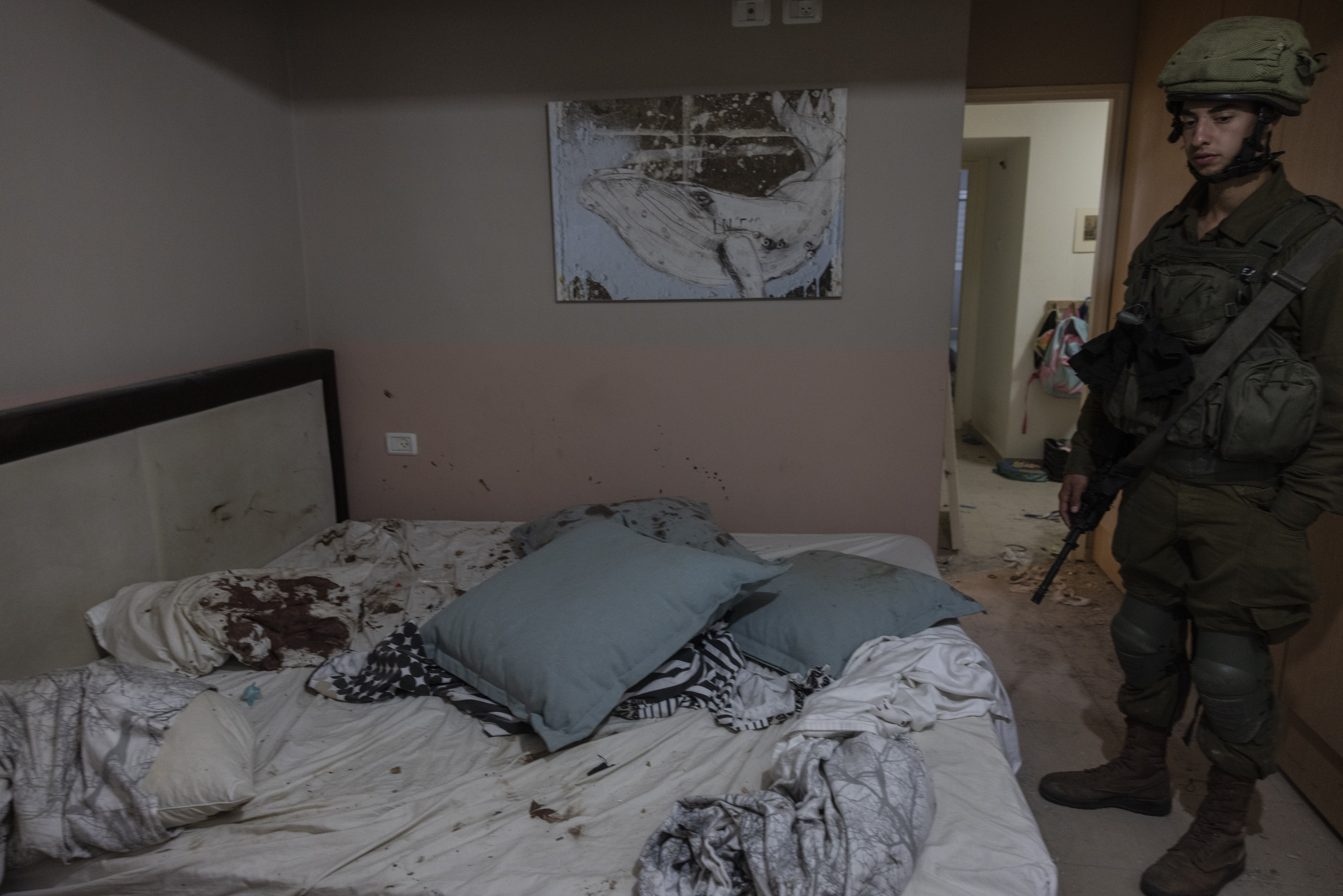 A total of 101 people died in Beeri — one-tenth of the population — as Hamas fighters from Gaza broke through Israel’s high-tech border fence and took military units by surprise. Photo / Washington Post