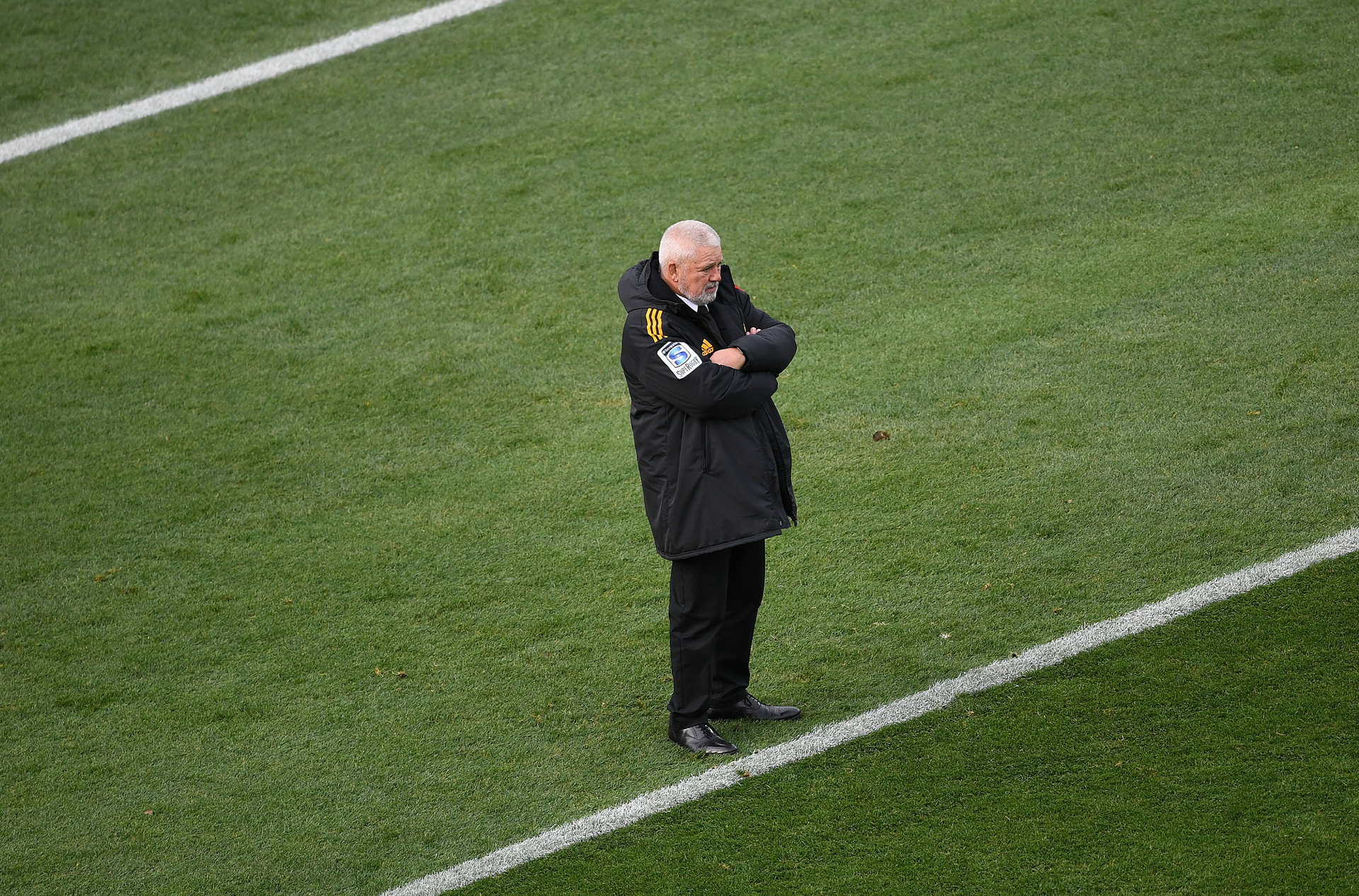 Warren Gatland watched his Chiefs play the Hurricanes. Photo / Photosport.co.nz