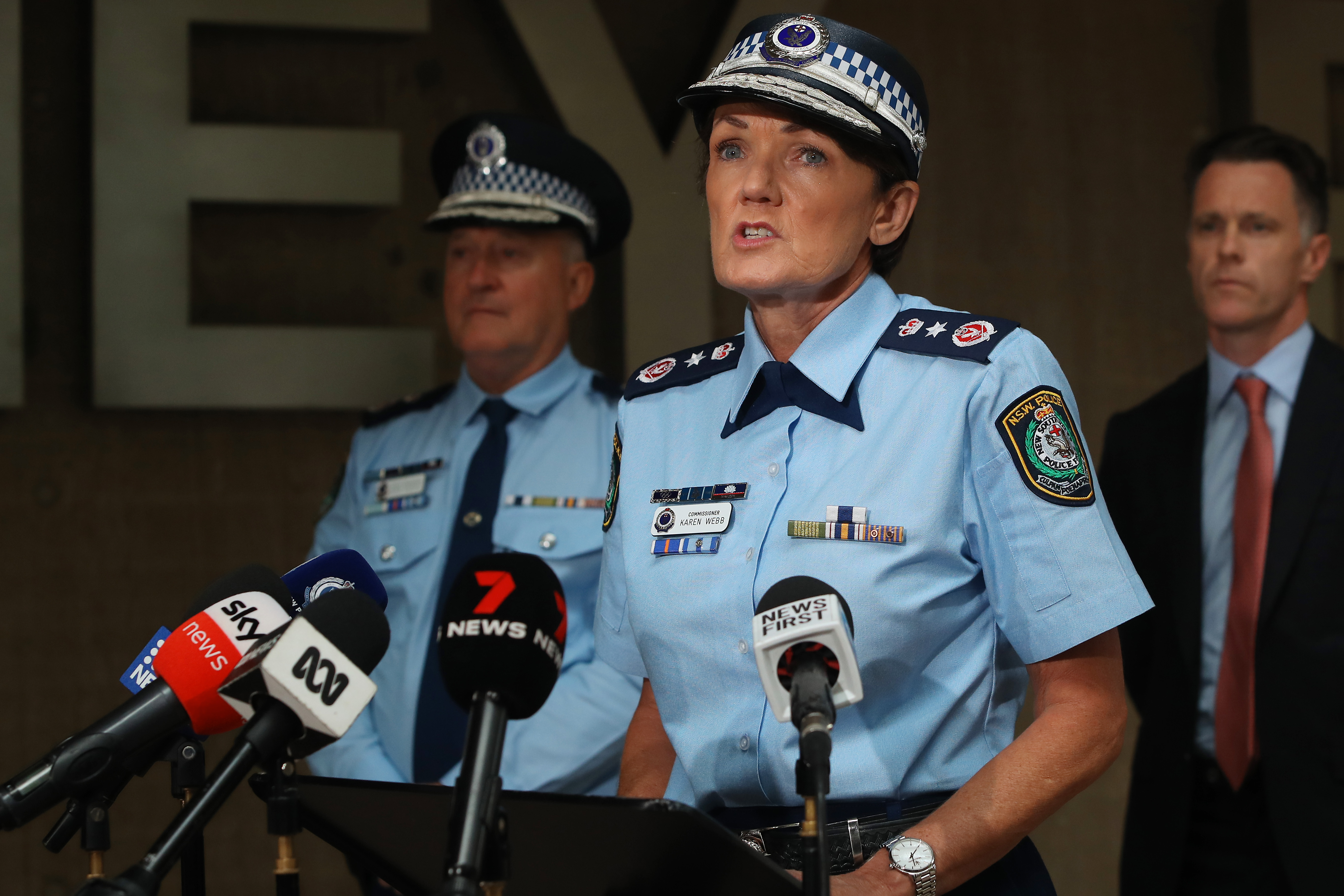 NSW Police Commissioner Karen Webb said the man was not a member of the church community. Photo / Getty Images