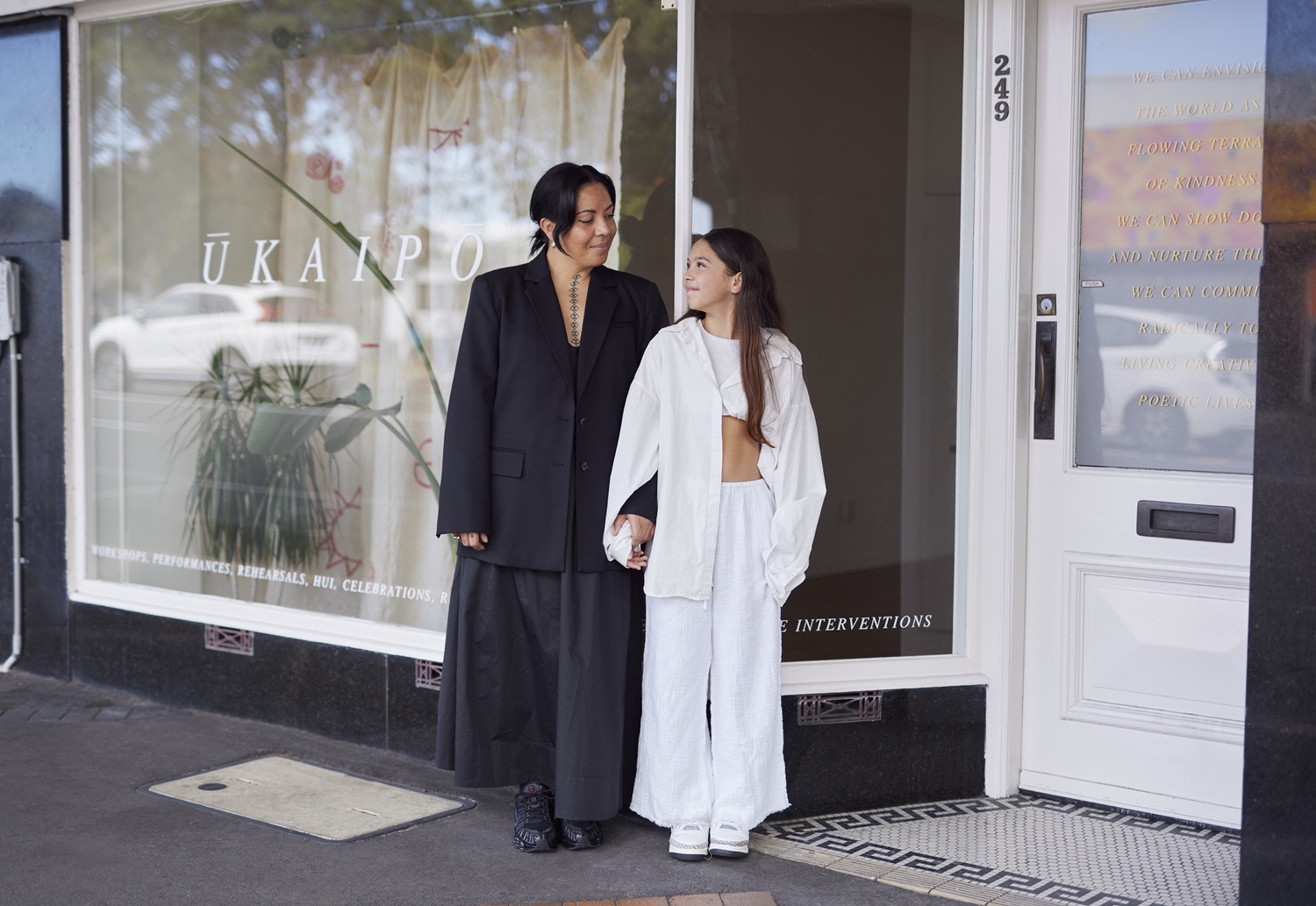 Cat Ruka and Lucia Davison of Ūkaipō are offering more holistic service for artists. Photo / Ralph Brown