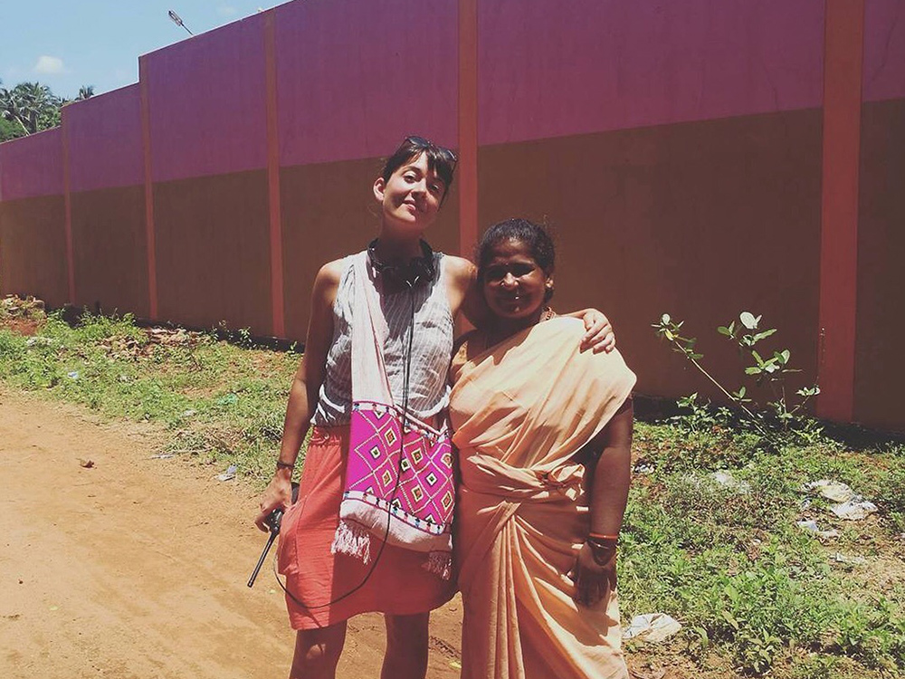 Bafta-nominated Kiwi director Sasha Rainbow with Suganthi Moorthy. Photo / Supplied