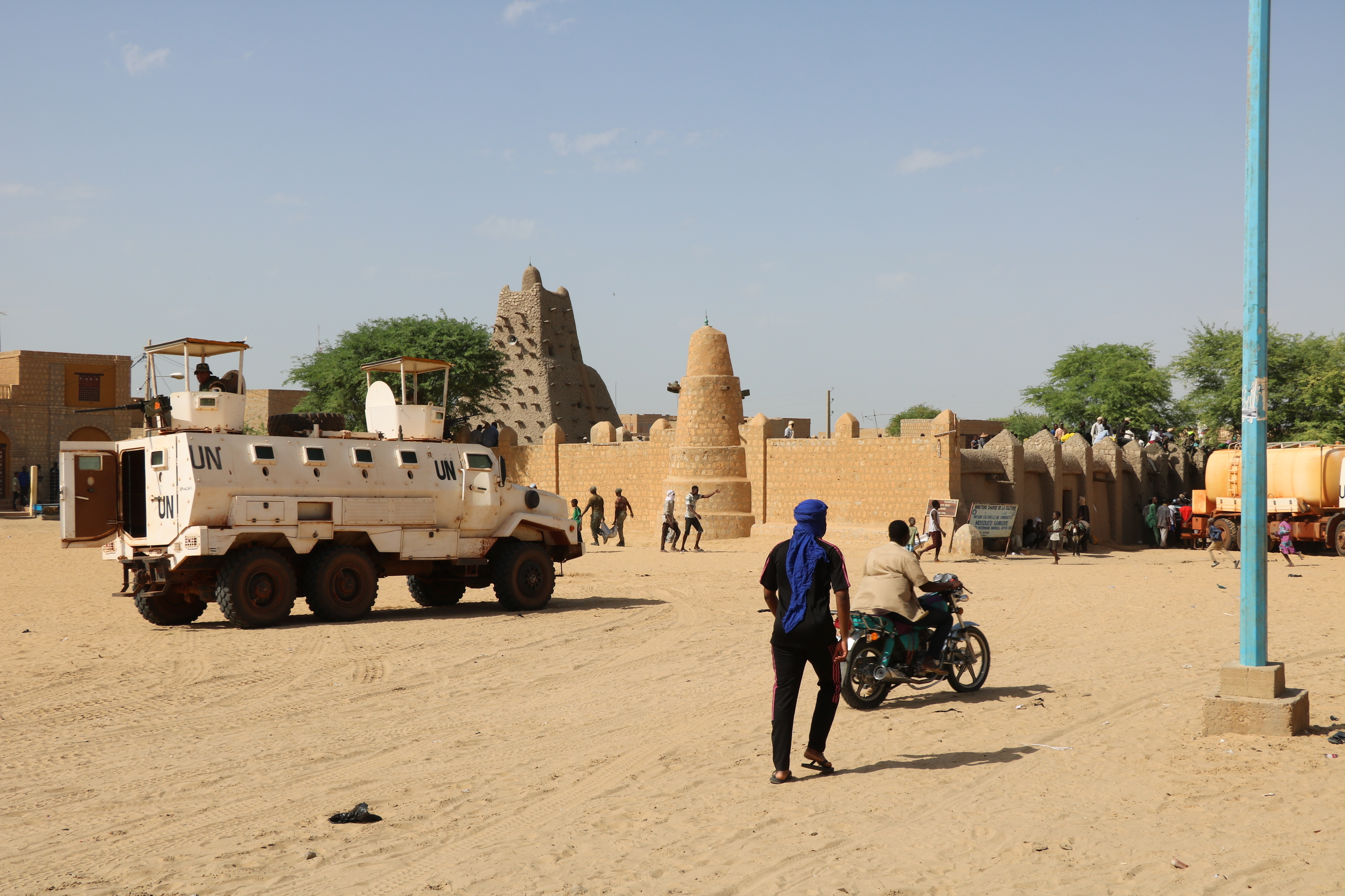 The United Nations is in the throes of what Secretary-General Antonio Guterres calls an “unprecedented” six-month exit from Mali. Photo / AP