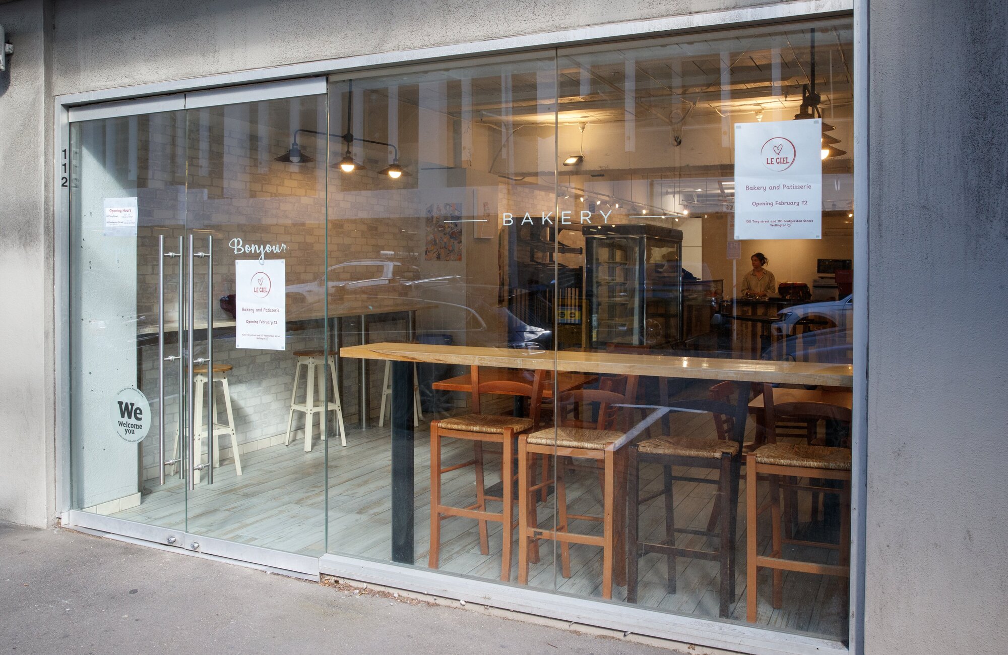 Le Ciel bakery and patisserie will soon be opening on Featherston St where Bordeaux Bakery used to operate. Photo / Mark Mitchell 