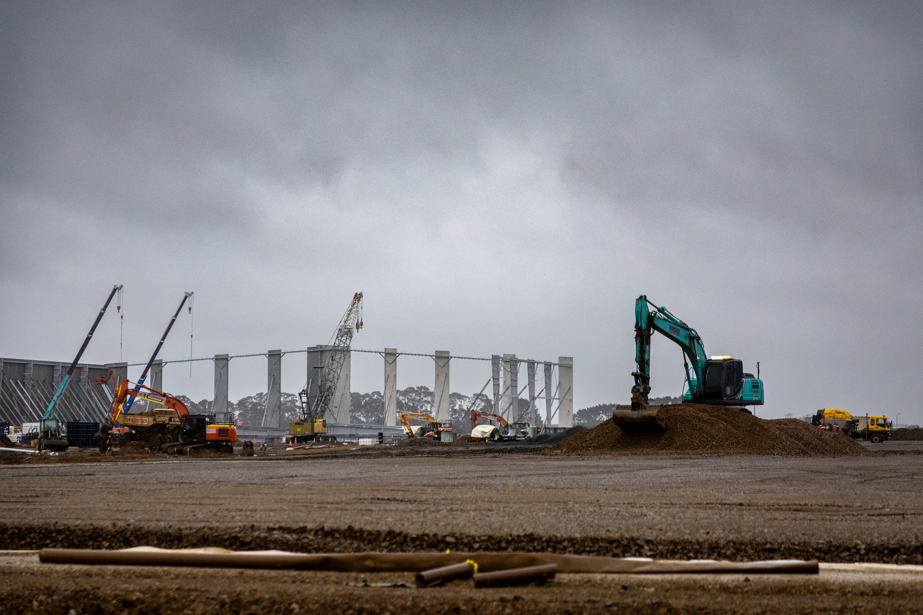 The weather wasn't great but the tour was extensive. Photo / Michael Craig
