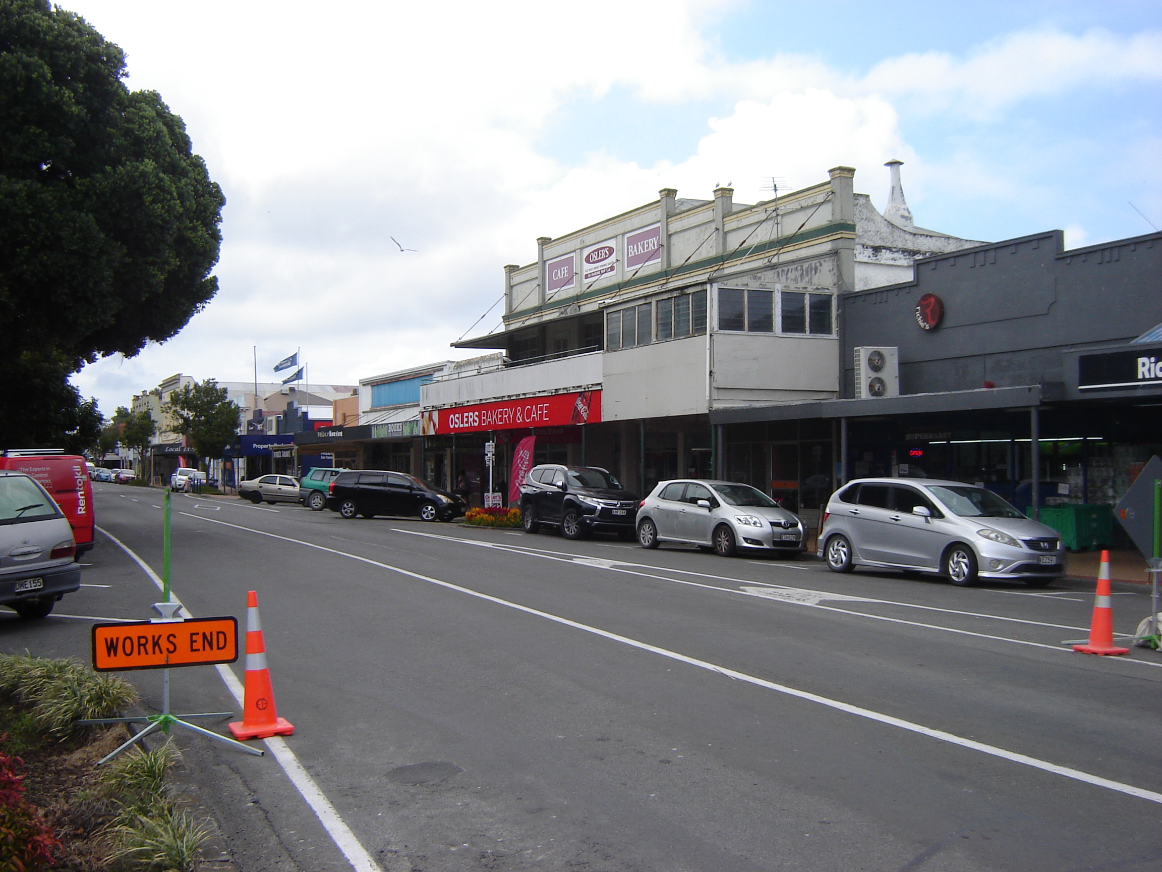 The main shopping street in central Wairoa was full of talk over who is the town's latest rich lister. Photo / Neil Reid