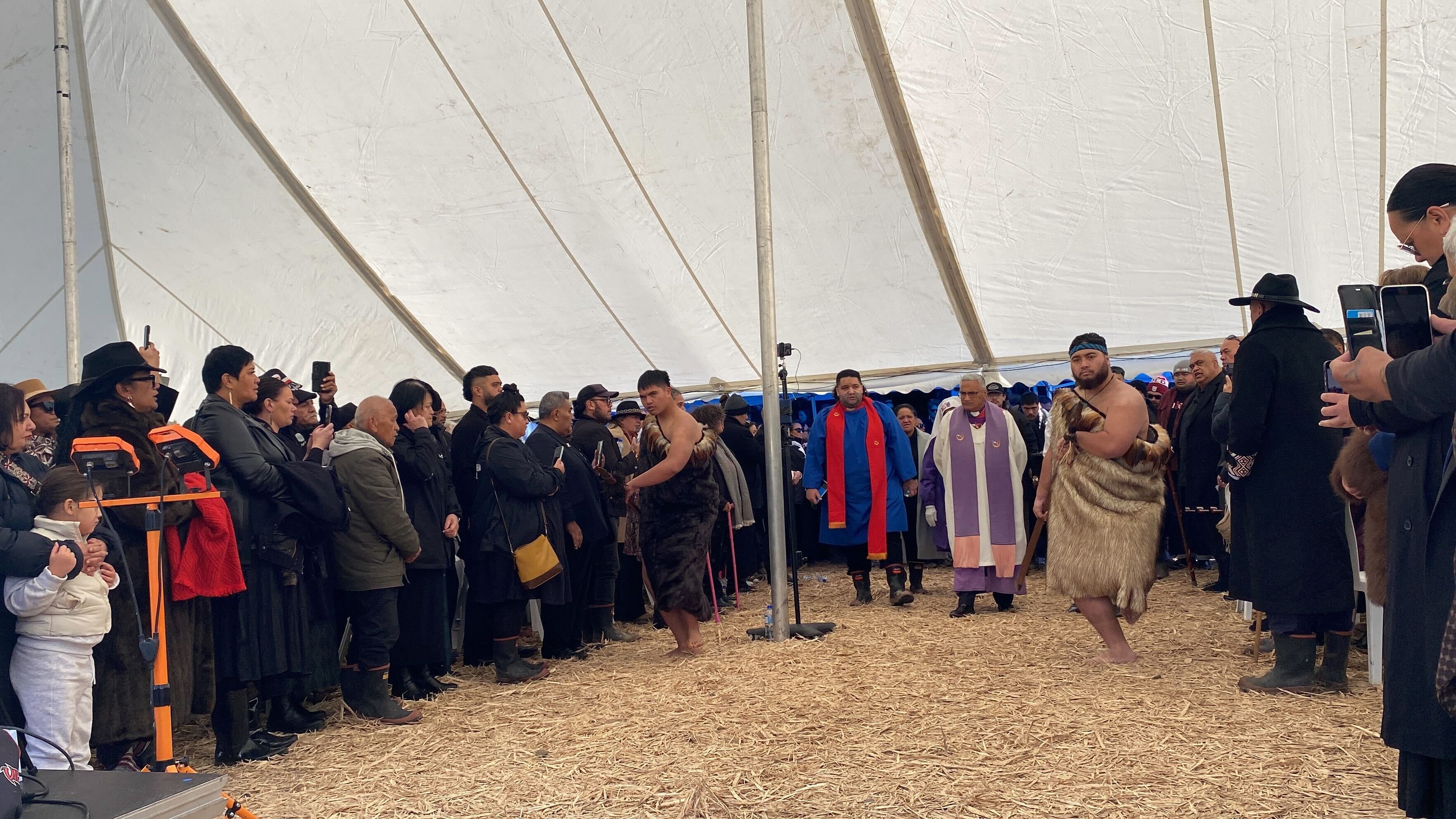 More than a thousand people visited Ōpaea Marae over four days after the death of Takutai Natasha Kemp. Photo / Julia Gabel