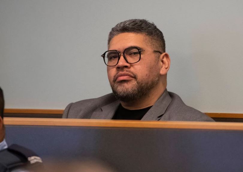 Nate Nauer in the dock at the Auckland High Court in 2020. He was acquitted in that trial but later pleaded guilty to money laundering by buying expensive cars for the Comancheros gang. Photo / Brett Phibbs