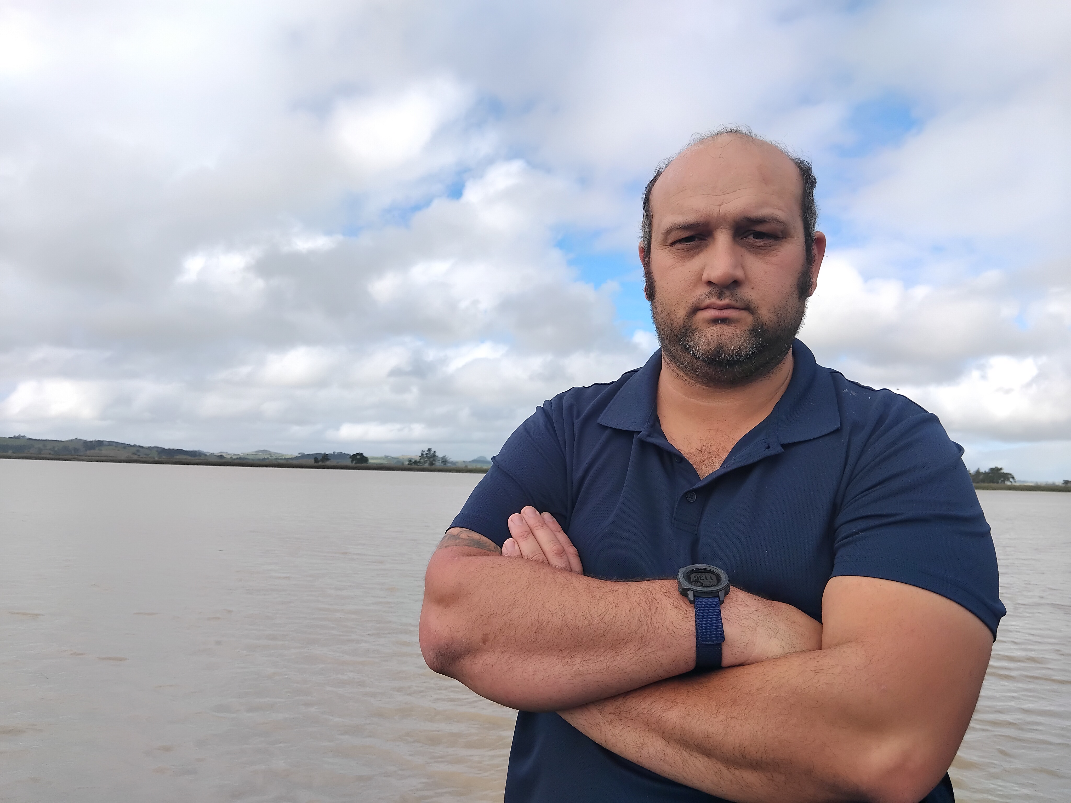 Sam Erickson is concerned the illness of the snapper he caught in Kaipara Harbour is due to poor water quality.