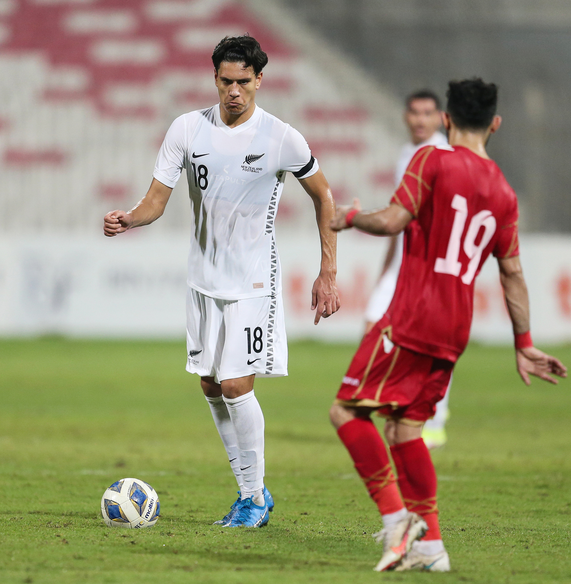 Marko Stamenic brings a calm presence to the All Whites midfield. Photo / Photosport