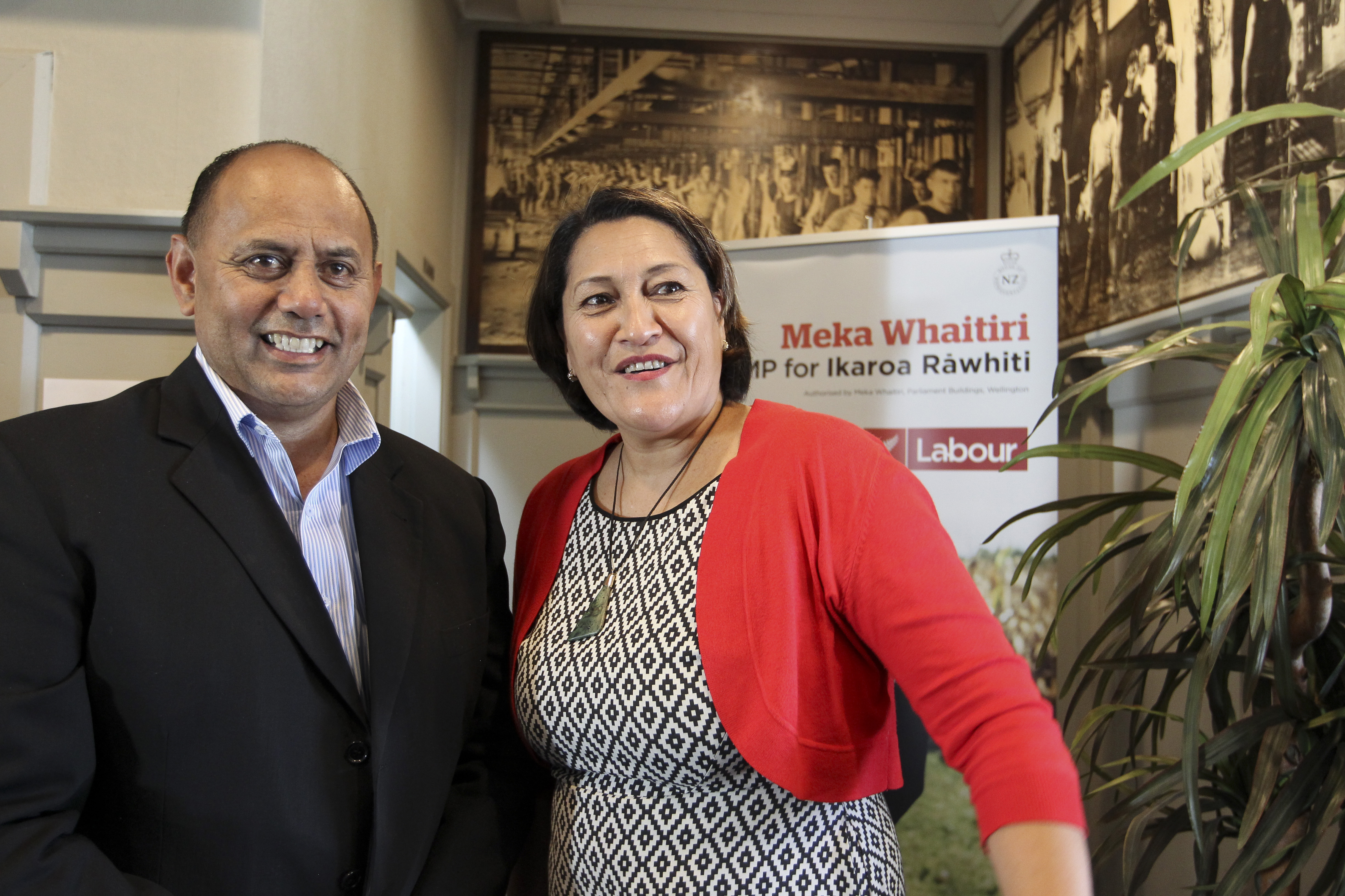 Ikaroa-Rawhiti candidate Meka Whaitiri caught many by surprise when she defected to Te Pāti Māori from Labour - none more so than Willie Jackson. Photo / Warren Buckland