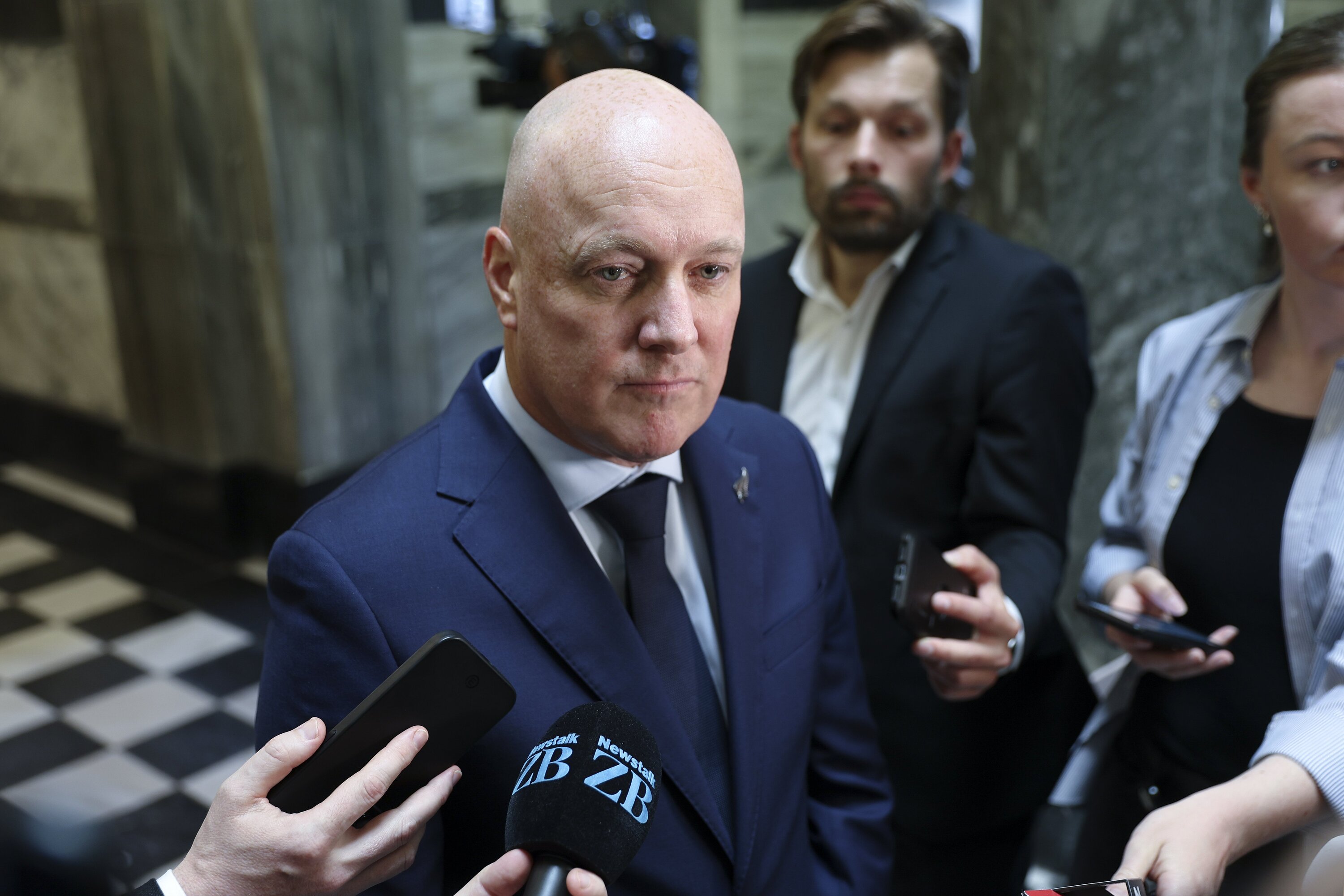 Christopher Luxon is still new in the job. Photo / Hagen Hopkins