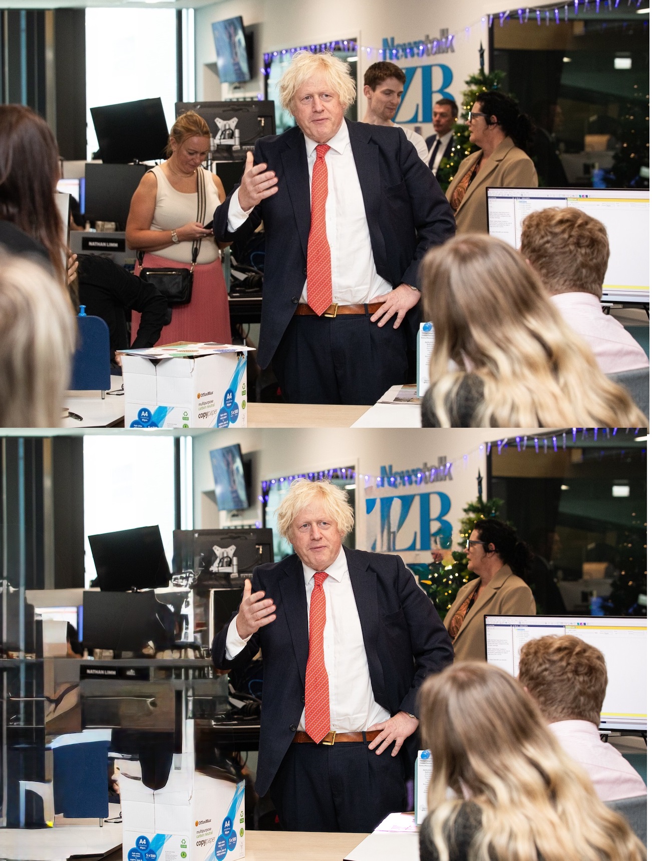 Boris, you broke it: like similar tools from Adobe, Samsung and others, Clean Up has its limits if the likes of complex patterns and logos are involved. Montage / Chris Keall