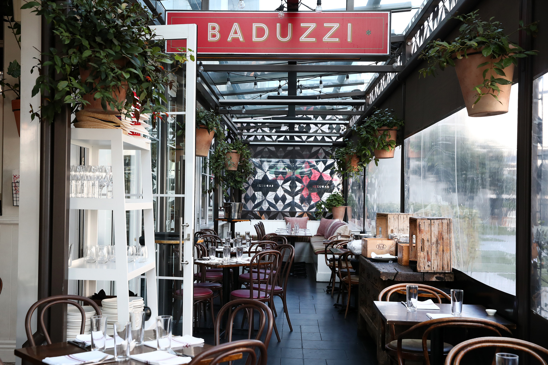 Baduzzi's conservatory area. Photo / Getty Images