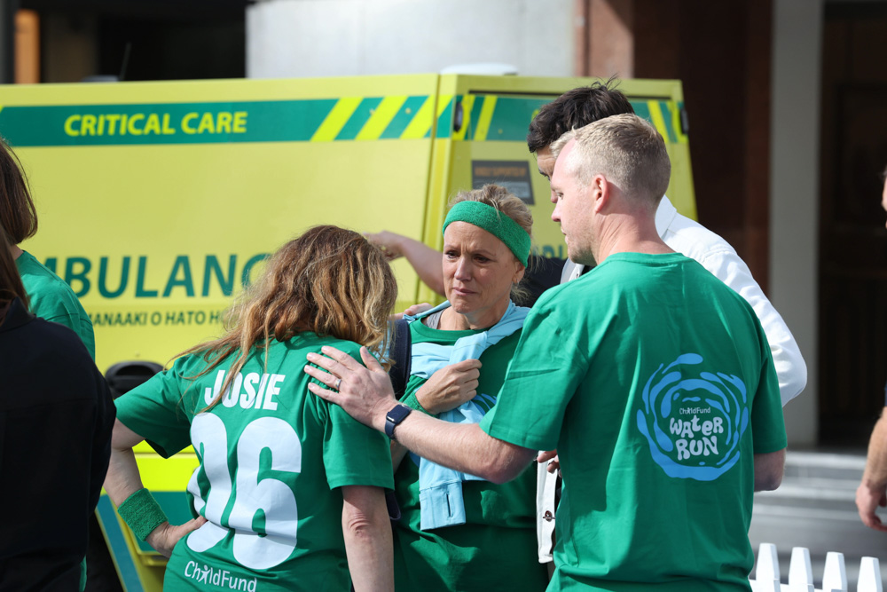 Emergency responders gave Collins CPR and defibrillation. They treated him for more than an hour before an event organiser confirmed he was dead. Photo / Jason Oxenham