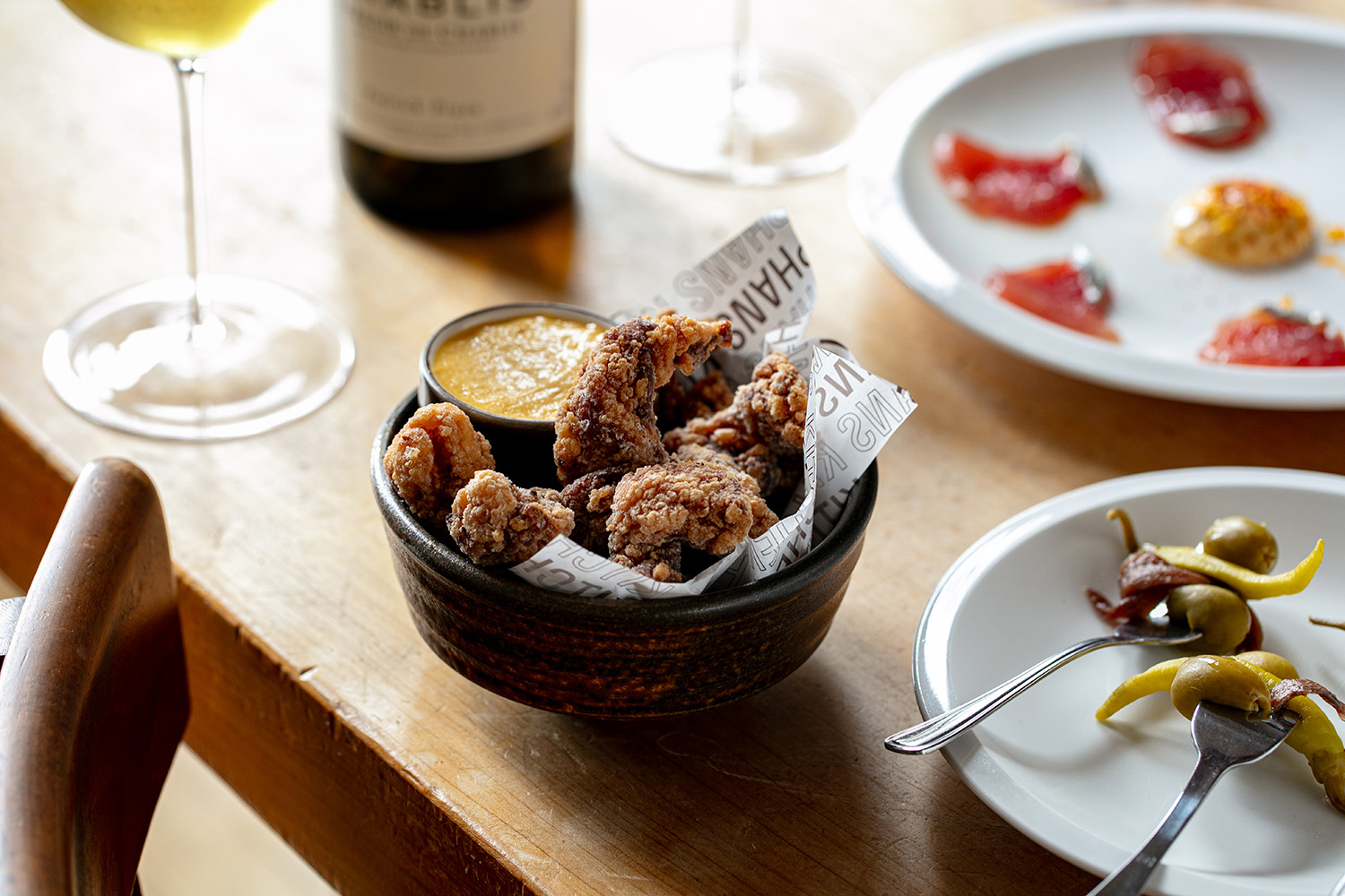 The fried chicken on the night-time menu at Orphans Kitchen on Ponsonby Rd. Photo / Babiche Martens