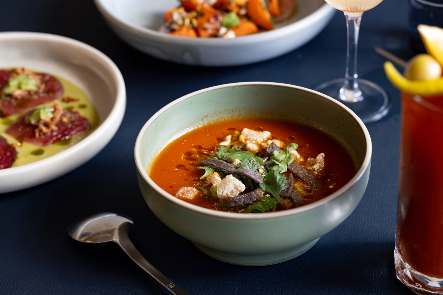 San Ray's tortilla soup, $26. Photo / Babiche Martens