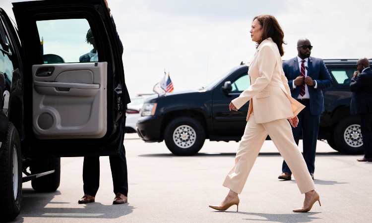 Vice President Kamala Harris in Indianapolis on July 24, 2024. Photo / Erin Schaff, The New York Times