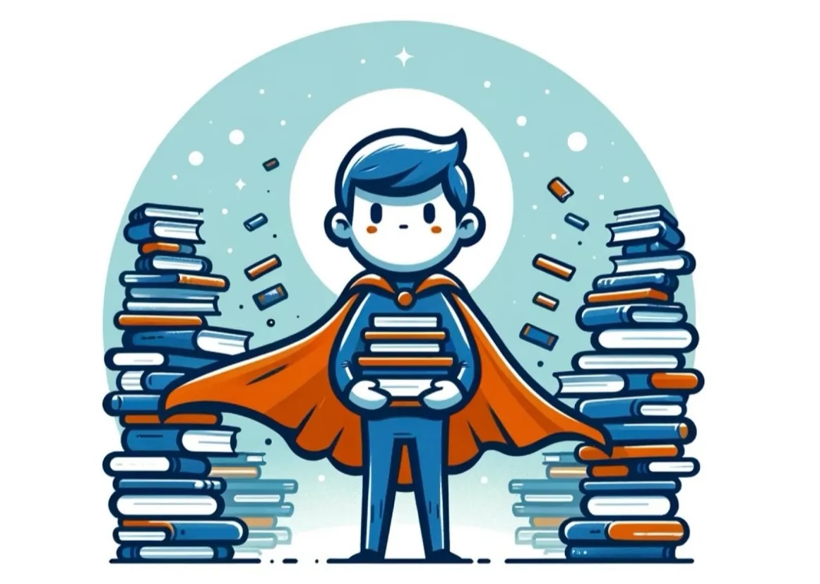 Bland used ChatGPT prompt to create the first Book Hero mascot that would later be used to brief an illustrator.