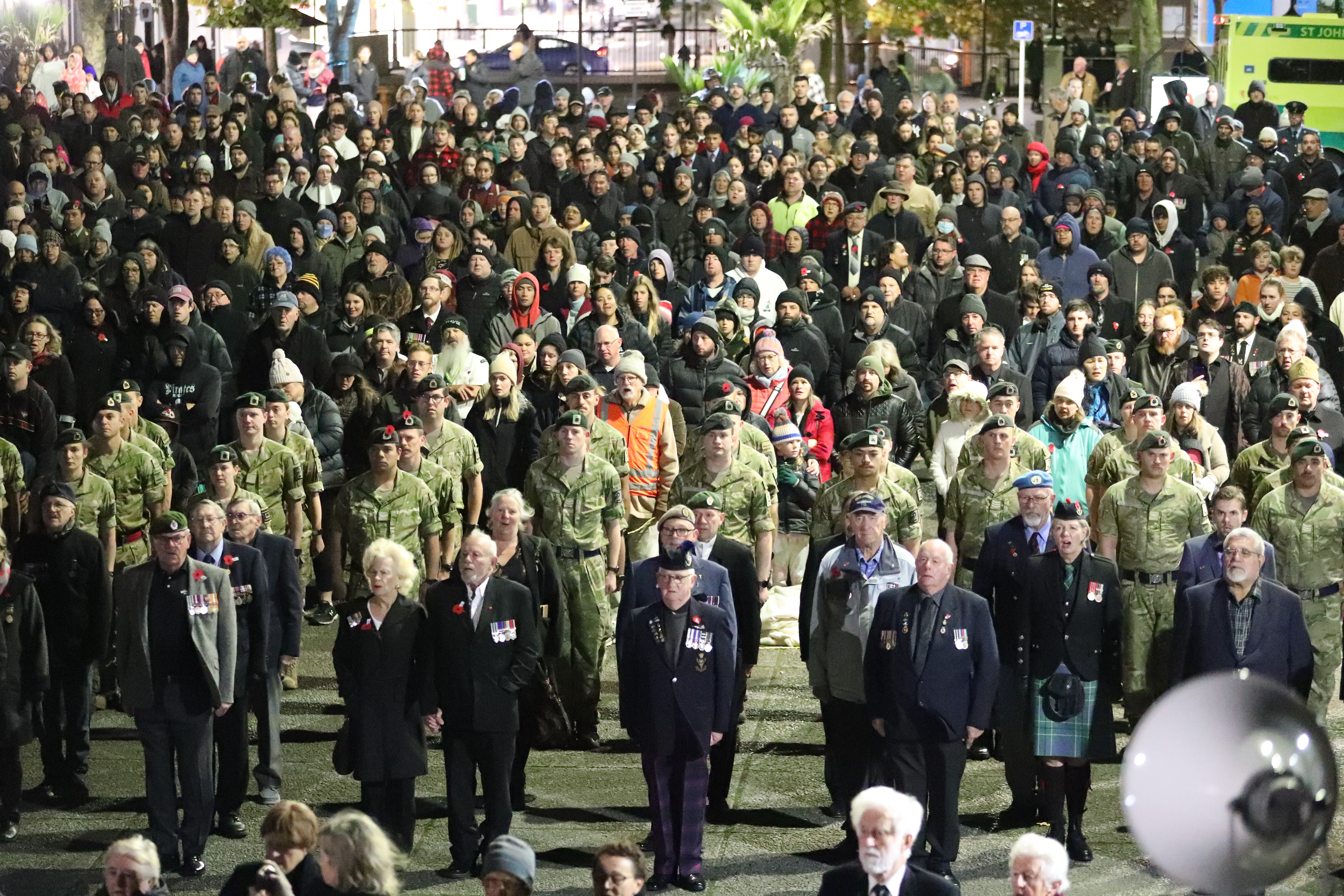 Anzac Day 2023 dawn parade in Whanganui.