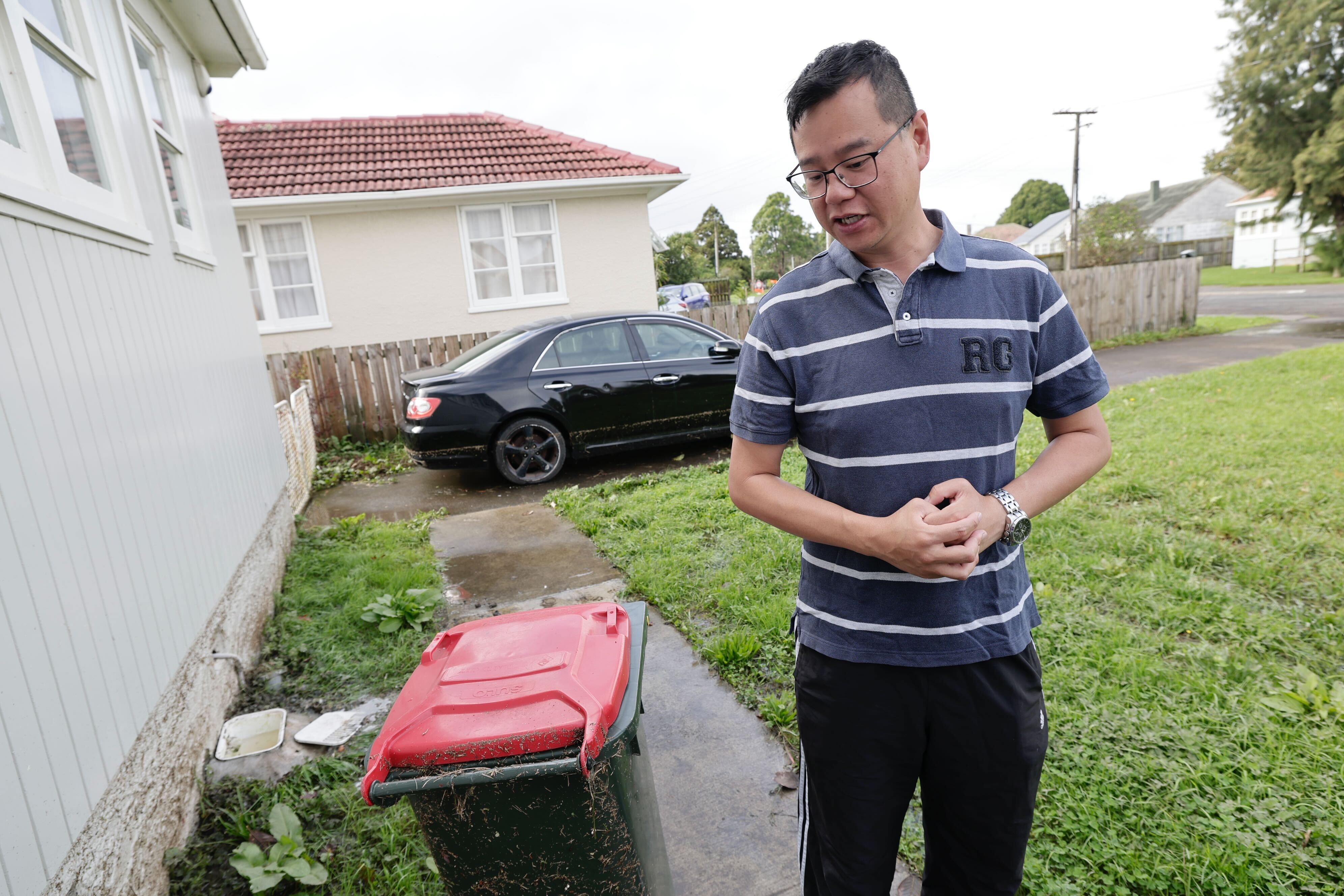 National MP for Mt Roskill Carlos Cheung was out checking on the welfare of residents and business owners in his electorate. Photo / Dean Purcell