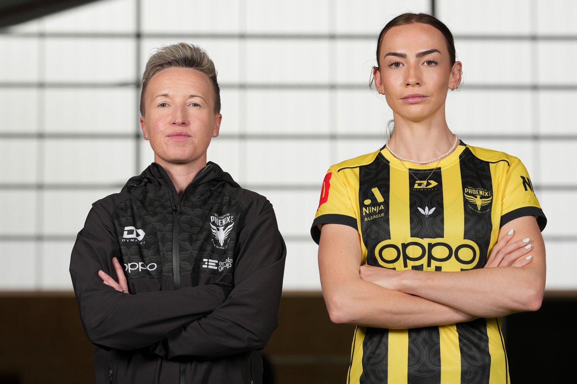 Phoenix women's head coach Bev Priestman with captain Mackenzie Barry. Photo / Photosport