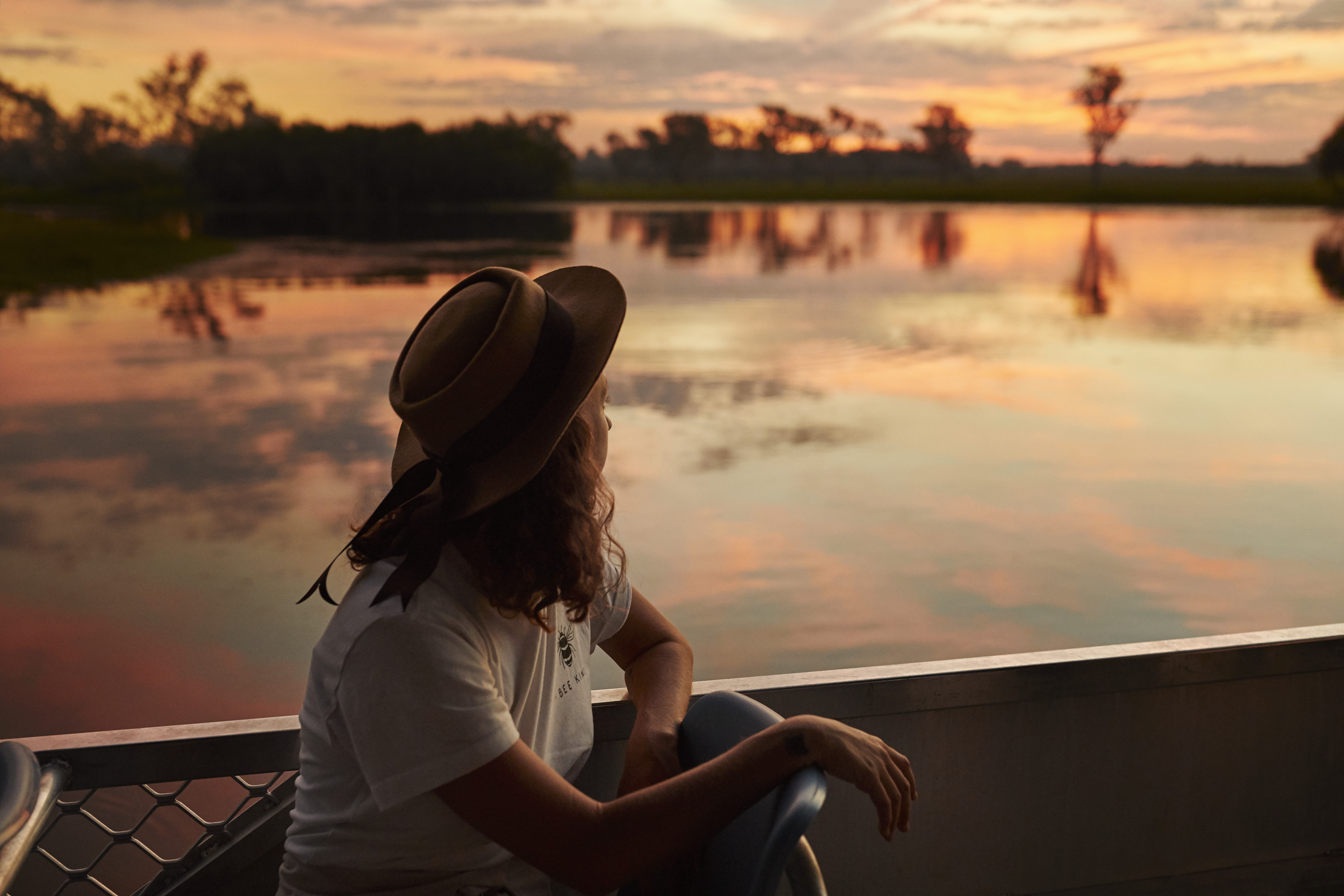 Yellow Water Cruises take guests through the heart of Kakadu in the Northern Territory. Photo / NT Tourism