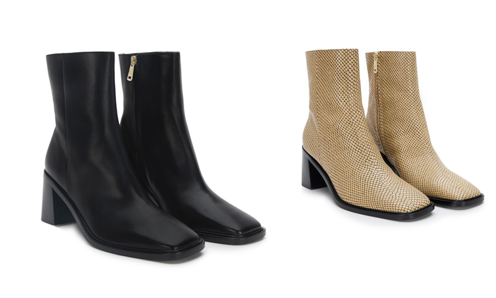 Deadly Ponies' Marengo boots in black and macadamia python. Photo / Supplied