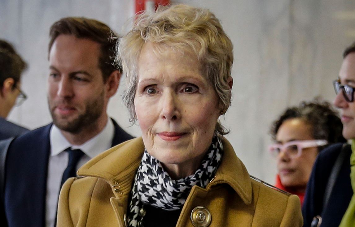 E. Jean Carroll waits to enter a courtroom in New York for her defamation lawsuit against President Donald Trump. Photo / AP