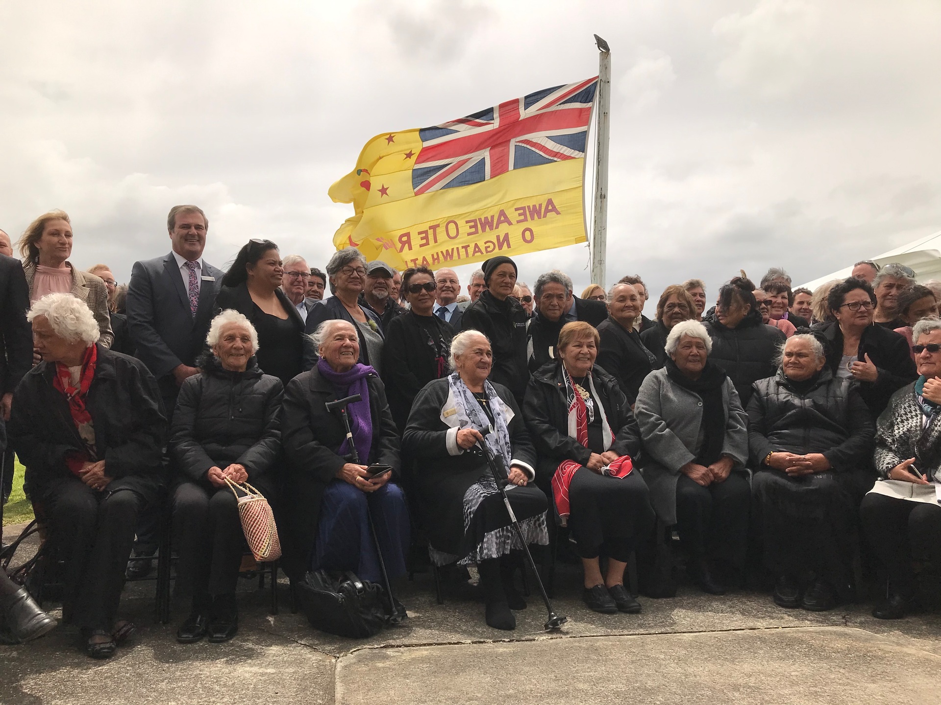 A large crowd was on hand to witness the formal signing of a $200 million six-year plan to clean up Kaipara Harbour.