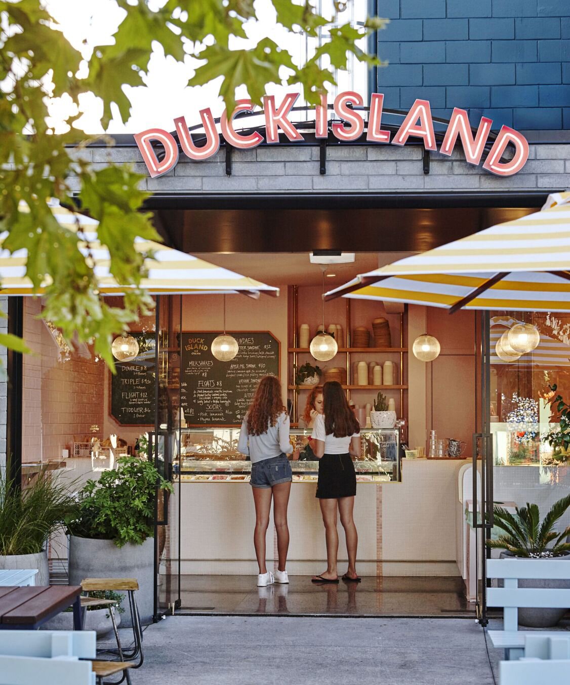 Duck Island ice cream shop on Ponsonby Rd.