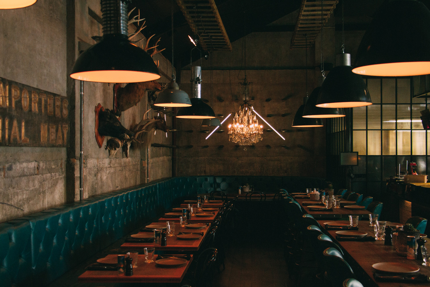 The dining room at Social Kitchen.