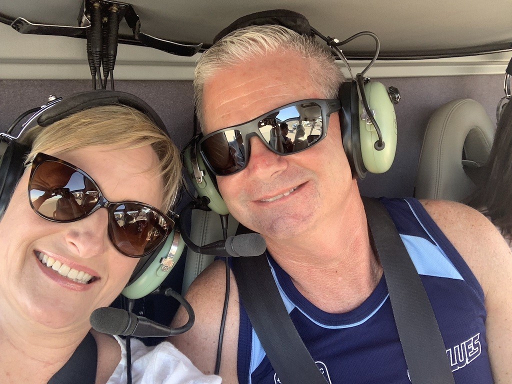 Sarah and Matt Kane making the most of life. Photo / Supplied